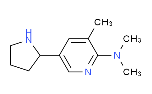 CAS No. 1352497-83-6, N,N,3-Trimethyl-5-(pyrrolidin-2-yl)pyridin-2-amine