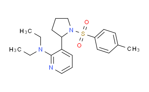 CAS No. 1352508-37-2, N,N-Diethyl-3-(1-tosylpyrrolidin-2-yl)pyridin-2-amine