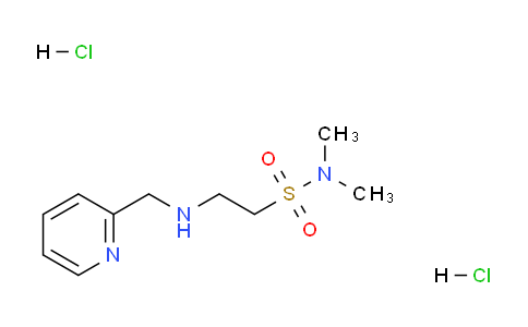 CAS No. 1203184-98-8, N,N-Dimethyl-2-((pyridin-2-ylmethyl)amino)ethanesulfonamide dihydrochloride