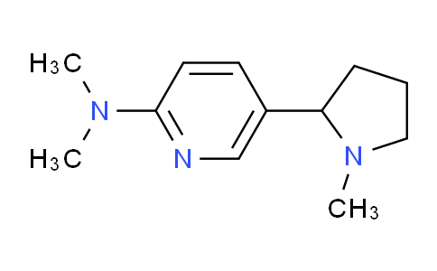 CAS No. 1352482-91-7, N,N-Dimethyl-5-(1-methylpyrrolidin-2-yl)pyridin-2-amine