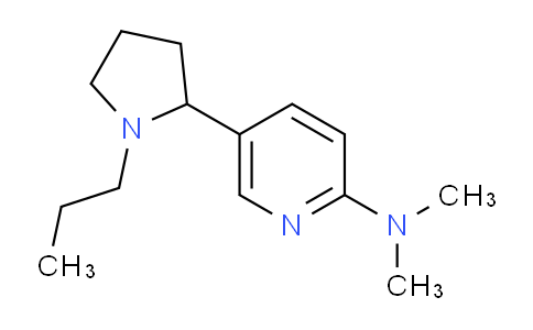 CAS No. 1352539-01-5, N,N-Dimethyl-5-(1-propylpyrrolidin-2-yl)pyridin-2-amine