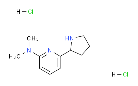 CAS No. 1361112-06-2, N,N-Dimethyl-6-(pyrrolidin-2-yl)pyridin-2-amine dihydrochloride