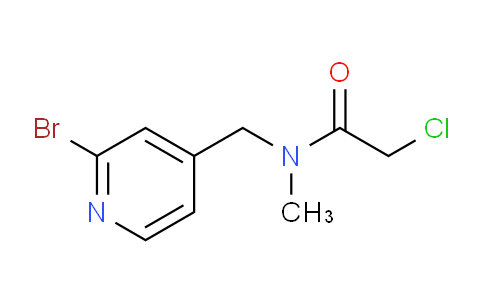 CAS No. 1353946-53-8, N-((2-Bromopyridin-4-yl)methyl)-2-chloro-N-methylacetamide