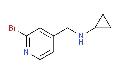 CAS No. 1289386-62-4, N-((2-Bromopyridin-4-yl)methyl)cyclopropanamine