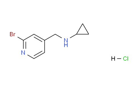 CAS No. 1353944-95-2, N-((2-Bromopyridin-4-yl)methyl)cyclopropanamine hydrochloride