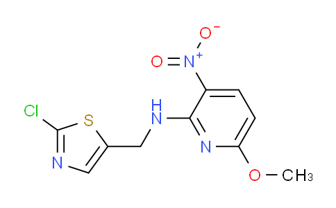 CAS No. 1446248-07-2, N-((2-Chlorothiazol-5-yl)methyl)-6-methoxy-3-nitropyridin-2-amine