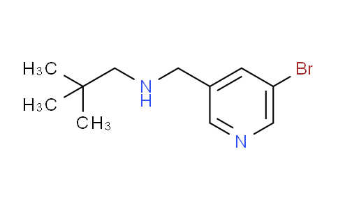 CAS No. 1333319-64-4, N-((5-Bromopyridin-3-yl)methyl)-2,2-dimethylpropan-1-amine