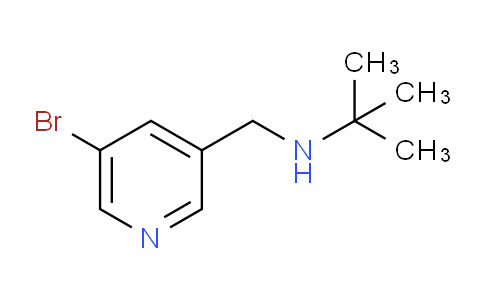 CAS No. 1182425-71-3, N-((5-Bromopyridin-3-yl)methyl)-2-methylpropan-2-amine