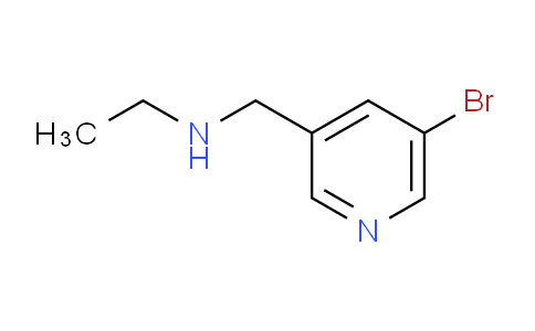 CAS No. 1152850-79-7, N-((5-Bromopyridin-3-yl)methyl)ethanamine