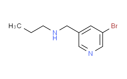 CAS No. 1152879-11-2, N-((5-Bromopyridin-3-yl)methyl)propan-1-amine