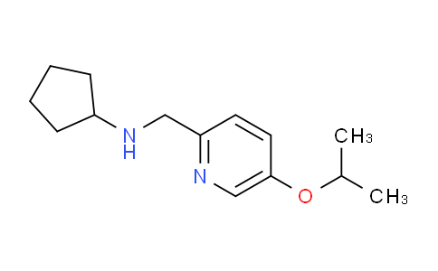 CAS No. 1956336-06-3, N-((5-Isopropoxypyridin-2-yl)methyl)cyclopentanamine