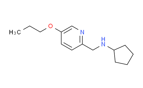 CAS No. 1956340-28-5, N-((5-Propoxypyridin-2-yl)methyl)cyclopentanamine