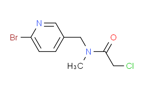 CAS No. 1353977-64-6, N-((6-Bromopyridin-3-yl)methyl)-2-chloro-N-methylacetamide