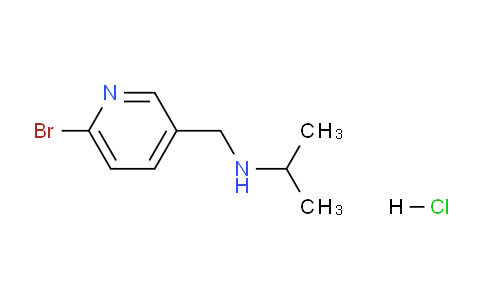 CAS No. 1353972-00-5, N-((6-Bromopyridin-3-yl)methyl)propan-2-amine hydrochloride