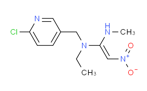 CAS No. 120738-89-8, N-((6-Chloropyridin-3-yl)methyl)-N-ethyl-N-methyl-2-nitroethene-1,1-diamine