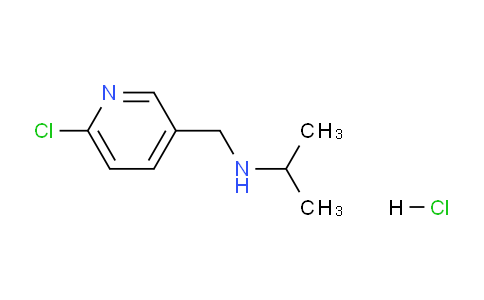 CAS No. 1417794-25-2, N-((6-Chloropyridin-3-yl)methyl)propan-2-amine hydrochloride