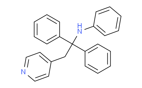 CAS No. 15814-98-9, N-(1,1-Diphenyl-2-(pyridin-4-yl)ethyl)aniline