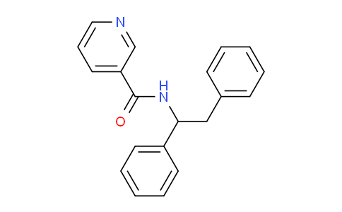 CAS No. 553-06-0, N-(1,2-Diphenylethyl)nicotinamide