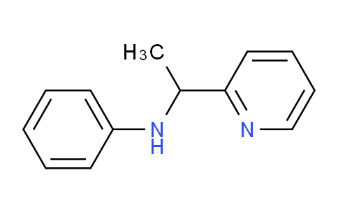 CAS No. 6312-11-4, N-(1-(Pyridin-2-yl)ethyl)aniline