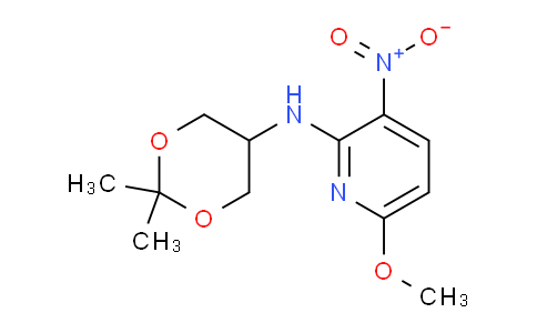 CAS No. 1075237-91-0, N-(2,2-Dimethyl-1,3-dioxan-5-yl)-6-methoxy-3-nitropyridin-2-amine