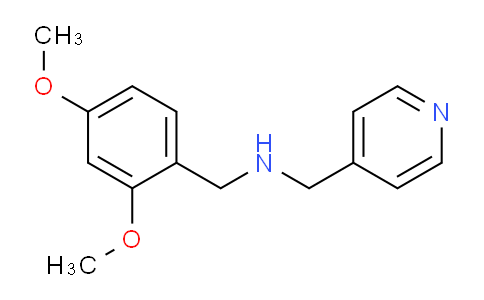 CAS No. 355383-29-8, N-(2,4-Dimethoxybenzyl)-1-(pyridin-4-yl)methanamine