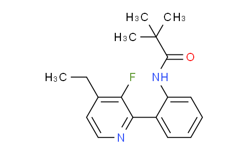 CAS No. 197177-82-5, N-(2-(4-ethyl-3-fluoropyridin-2-yl)phenyl)pivalamide