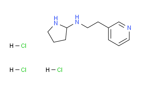 CAS No. 1352305-25-9, N-(2-(Pyridin-3-yl)ethyl)pyrrolidin-2-amine trihydrochloride
