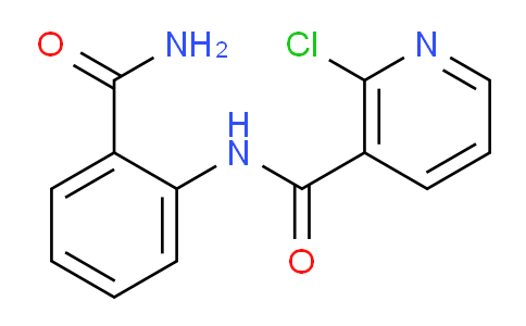 CAS No. 535977-08-3, N-(2-Carbamoylphenyl)-2-chloronicotinamide