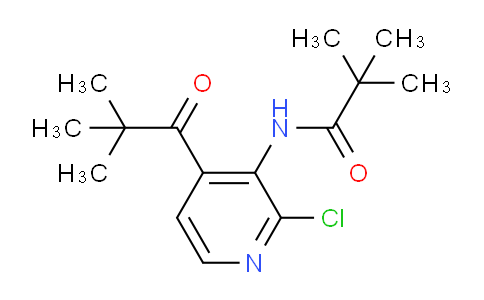 CAS No. 1951444-95-3, N-(2-Chloro-4-pivaloylpyridin-3-yl)pivalamide