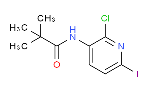 CAS No. 1138444-26-4, N-(2-Chloro-6-iodopyridin-3-yl)pivalamide