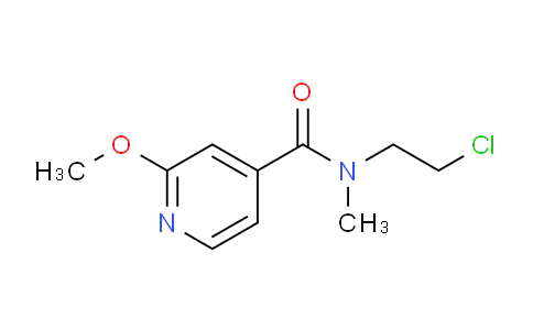 CAS No. 1820740-21-3, N-(2-Chloroethyl)-2-methoxy-N-methylisonicotinamide