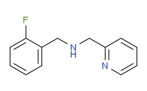 CAS No. 724757-67-9, N-(2-Fluorobenzyl)-1-(pyridin-2-yl)methanamine