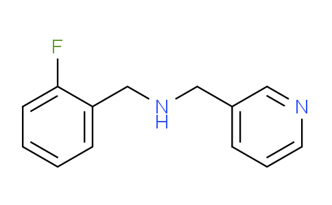 CAS No. 500221-74-9, N-(2-Fluorobenzyl)-1-(pyridin-3-yl)methanamine