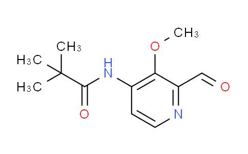 CAS No. 1171919-99-5, N-(2-Formyl-3-methoxypyridin-4-yl)pivalamide