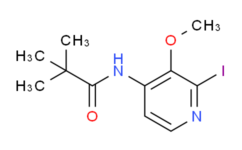 CAS No. 1142192-49-1, N-(2-Iodo-3-methoxypyridin-4-yl)pivalamide