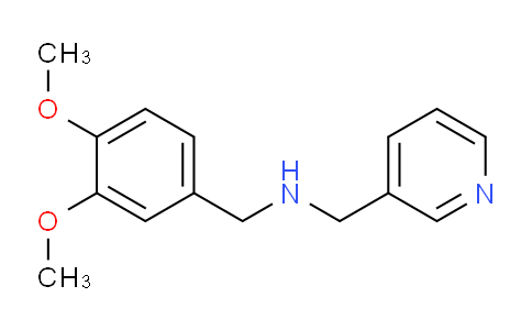 CAS No. 57342-19-5, N-(3,4-Dimethoxybenzyl)-1-(pyridin-3-yl)methanamine