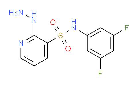 CAS No. 1155081-22-3, N-(3,5-Difluorophenyl)-2-hydrazinylpyridine-3-sulfonamide