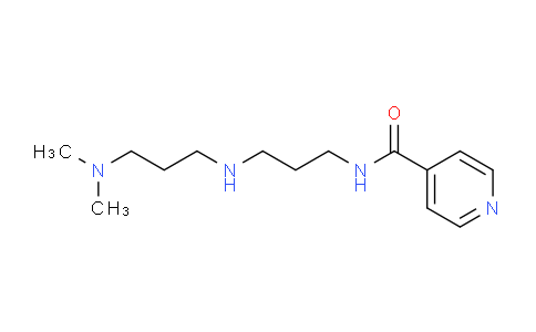 CAS No. 402777-69-9, N-(3-((3-(Dimethylamino)propyl)amino)propyl)isonicotinamide