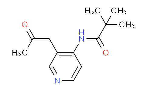 CAS No. 113975-36-3, N-(3-(2-Oxopropyl)pyridin-4-yl)pivalamide