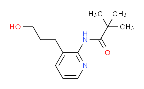 CAS No. 1203499-57-3, N-(3-(3-Hydroxypropyl)pyridin-2-yl)pivalamide