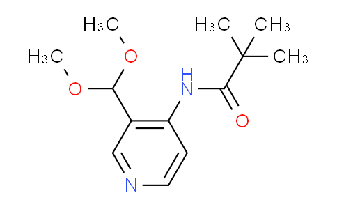CAS No. 824429-52-9, N-(3-(Dimethoxymethyl)pyridin-4-yl)pivalamide
