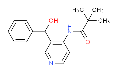 CAS No. 125867-26-7, N-(3-(hydroxy(phenyl)methyl)pyridin-4-yl)pivalamide