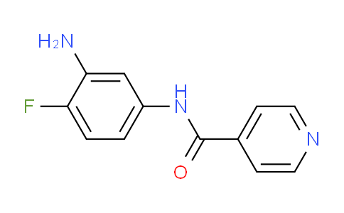 CAS No. 926227-55-6, N-(3-Amino-4-fluorophenyl)isonicotinamide