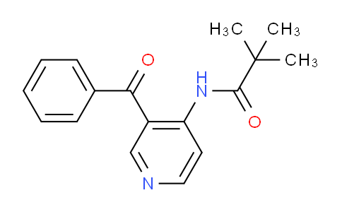 CAS No. 125867-35-8, N-(3-benzoylpyridin-4-yl)pivalamide