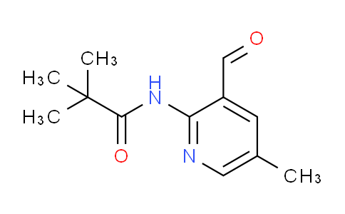 CAS No. 127446-31-5, N-(3-Formyl-5-methylpyridin-2-yl)pivalamide