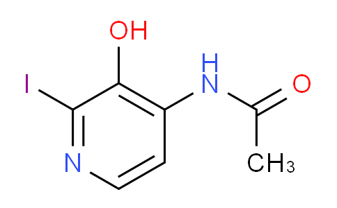 CAS No. 1186310-97-3, N-(3-Hydroxy-2-iodopyridin-4-yl)acetamide