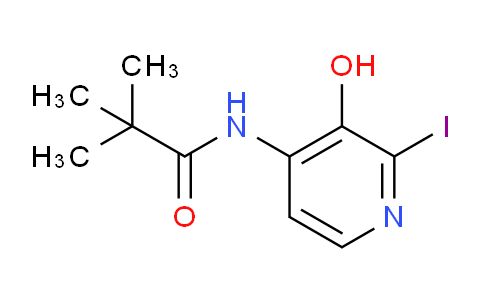 CAS No. 1142192-39-9, N-(3-Hydroxy-2-iodopyridin-4-yl)pivalamide