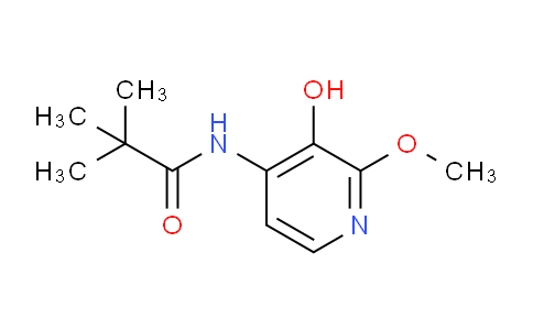 CAS No. 1171919-97-3, N-(3-Hydroxy-2-methoxypyridin-4-yl)pivalamide