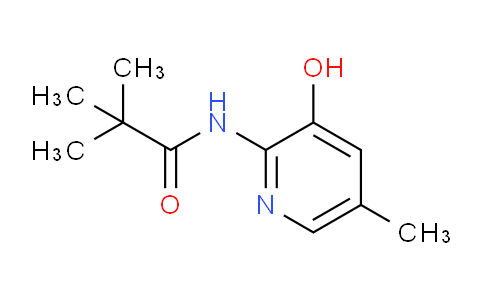 CAS No. 1203499-11-9, N-(3-Hydroxy-5-methylpyridin-2-yl)pivalamide