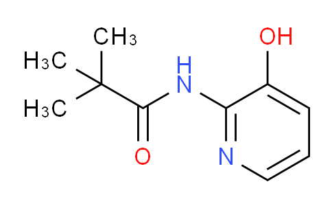 CAS No. 177744-83-1, N-(3-Hydroxypyridin-2-yl)pivalamide
